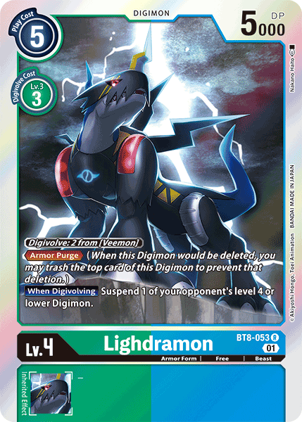 Lighdramon (BT8-053) Rare