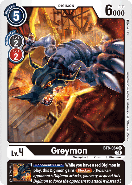 Greymon (BT8-064) Common