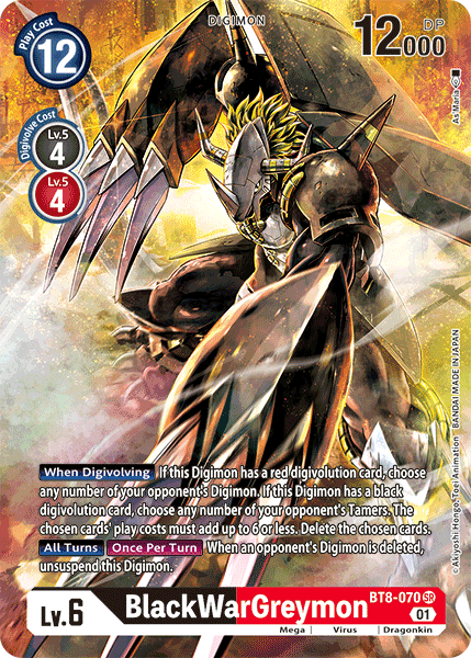 BlackWarGreymon (BT8-070) Alternative Art