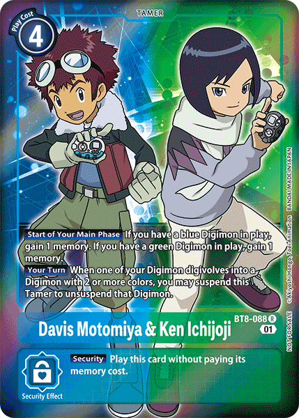 Davis Motomiya & Ken Ichijoji (BT8-088) Box Topper