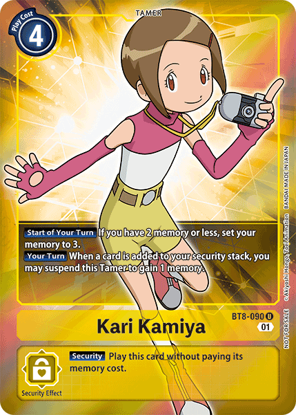 Kari Kamiya (BT8-090) Box Topper