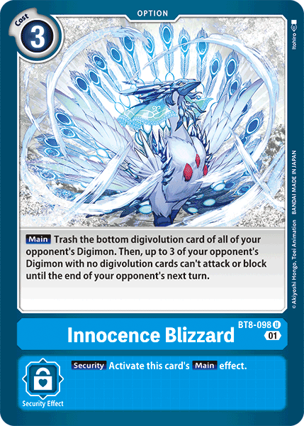 Innocence Blizzard (BT8-098) Uncommon