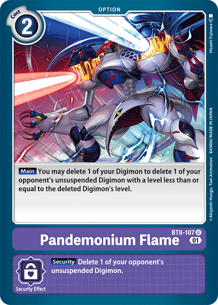 Pandemonium Flame (BT8-107) Uncommon