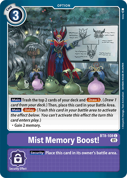 Mist Memory Boost! (BT8-108) Common