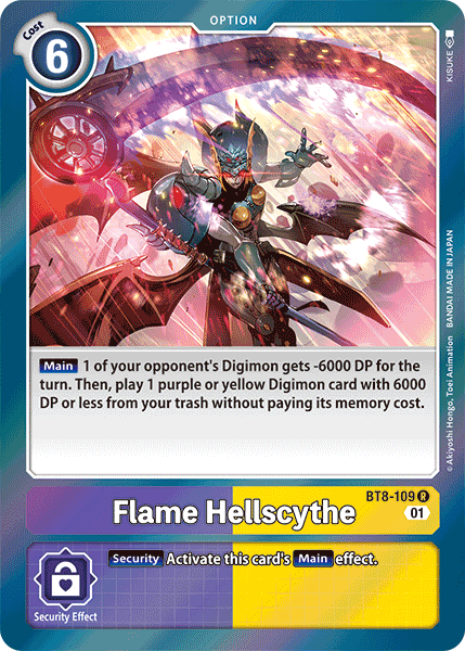 Flame Hellscythe (BT8-109) Rare