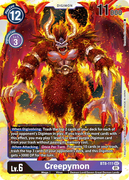 Creepymon (BT8-111) Secret Rare