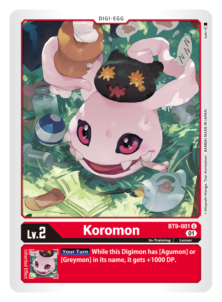 Koromon (BT9-001) Uncommon