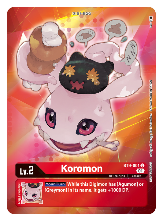 Koromon (BT9-001) Box Topper