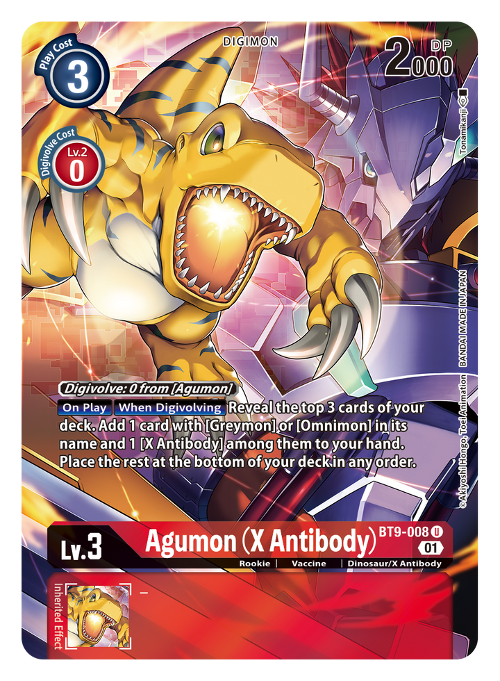 Agumon (X Antibody) (BT9-008) Alternative Art