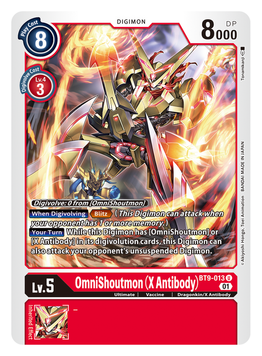 OmniShoutmon (X Antibody) (BT9-013) Uncommon