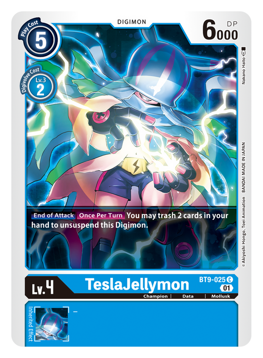 TeslaJellymon (BT9-025) Common