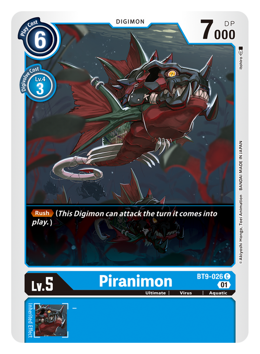 Piranimon (BT9-026) Common