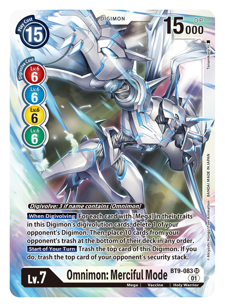 Omnimon: Merciful Mode (BT9-083) Super Rare