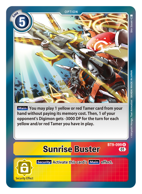 Sunrise Buster (BT9-099) Rare