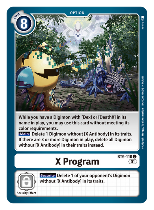 X Program (BT9-110) Uncommon