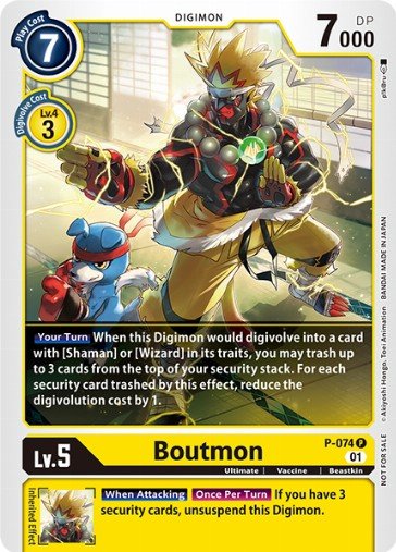 Boutmon (P-074) Promo Non Foil