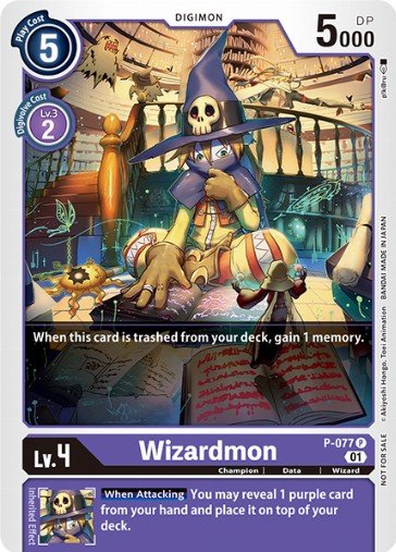 Wizardmon (P-077) Promo Non Foil