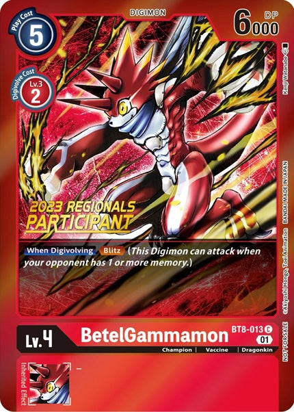 BetelGammamon (BT8-013) (2023 Regionals Participant)