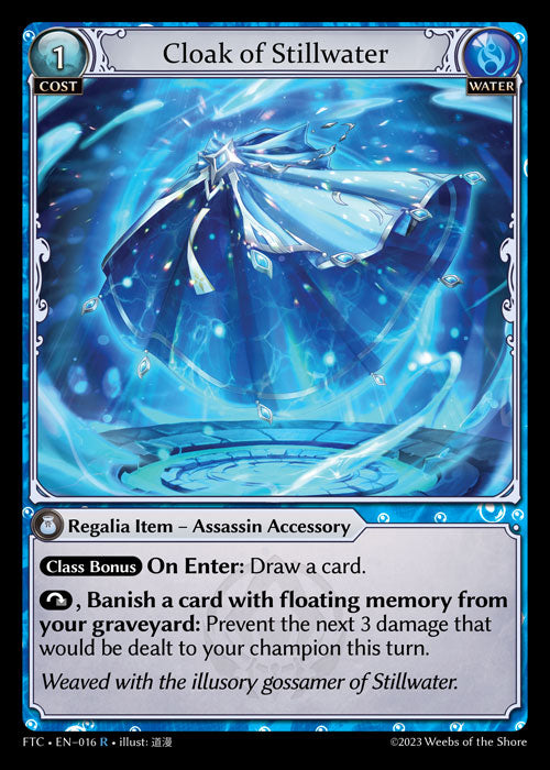 Cloak of Stillwater (Fractured Crown) EN-016 Rare