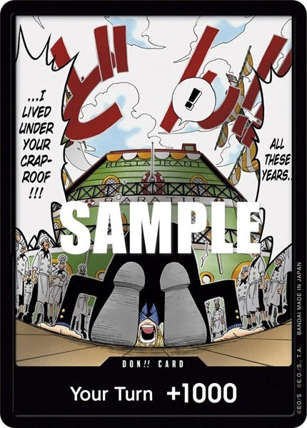 DON!!! Card Pillar of Strength (OP03) Box Topper