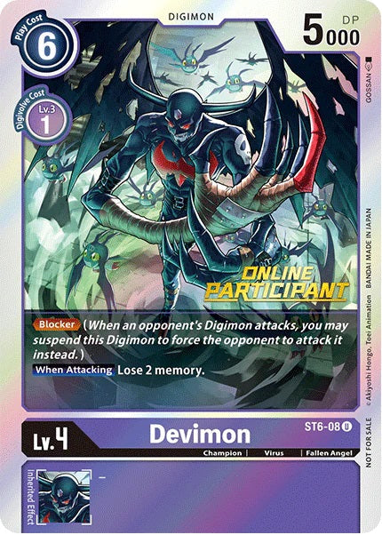 Devimon (ST6-08) (Online Participant)