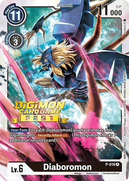 Diaboromon (P-019) Fest Stamped