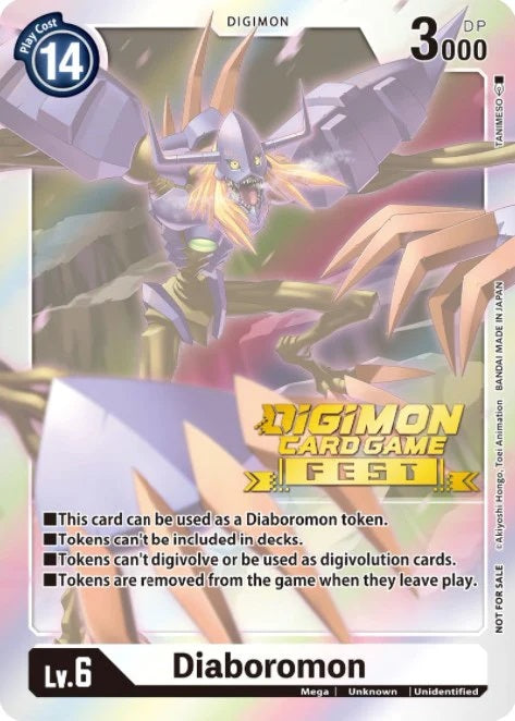 Diaboromon Token Fest Stamped