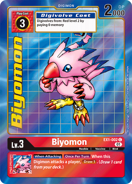 Biyomon (EX1-002) Alternative Art