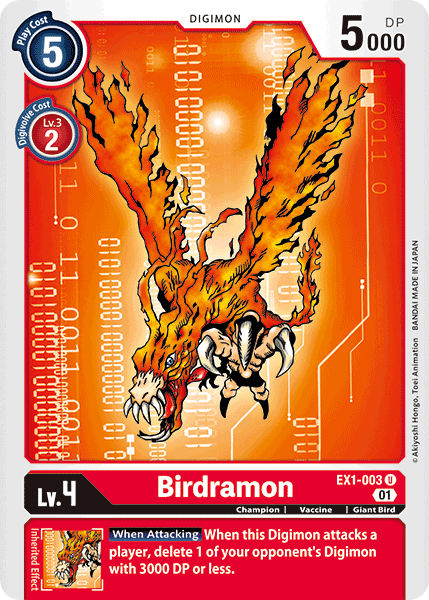 Birdramon (EX1-003) Uncommon