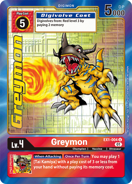 Greymon (EX1-004) Alternative Art