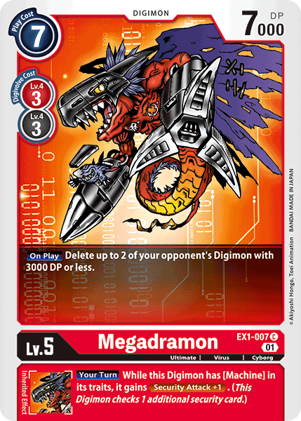 Megadramon (EX1-007) Common