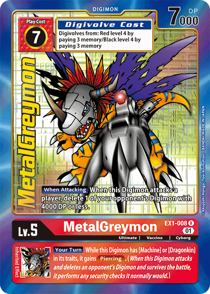 MetalGreymon (EX1-008) Alternative Art