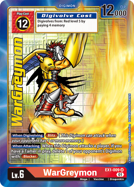 WarGreymon (EX1-009) Alternative Art