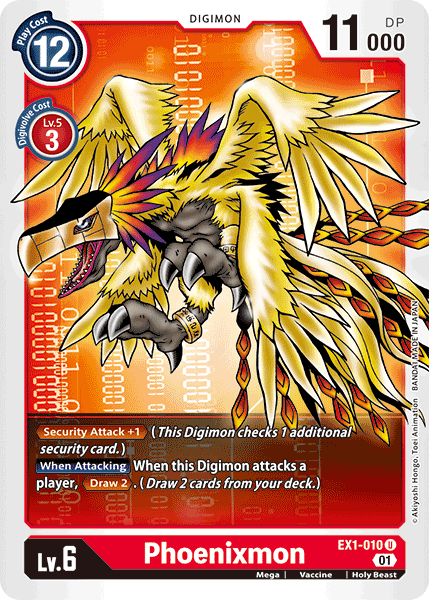 Phoenixmon (EX1-010) Uncommon