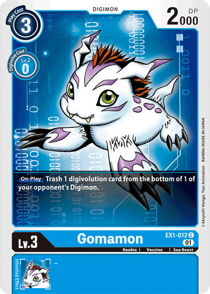 Gomamon (EX1-012) Common