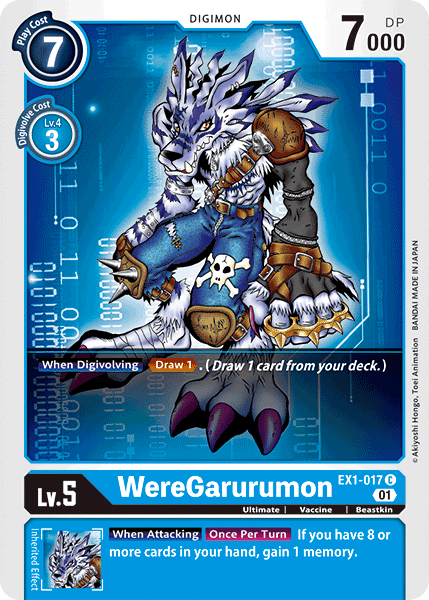 WereGarurumon (EX1-017) Common