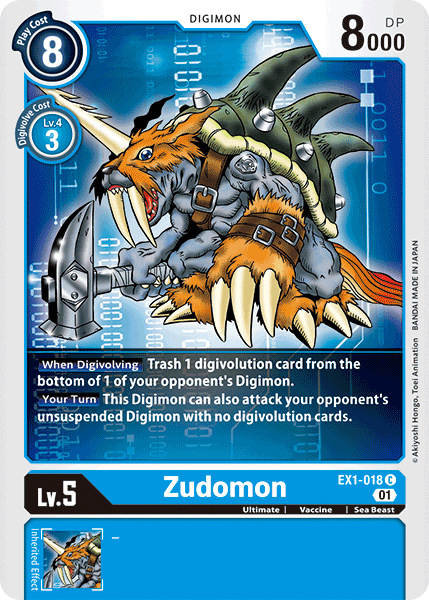 Zudomon (EX1-018) Common