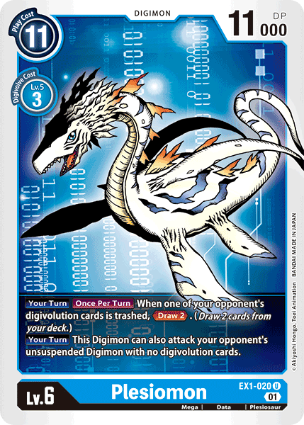 Plesiomon (EX1-020) Uncommon