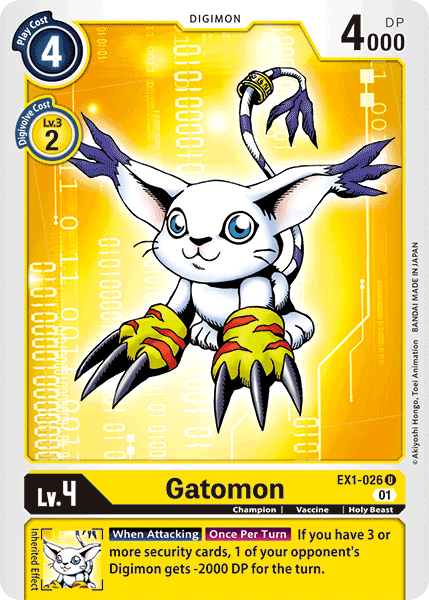 Gatomon (EX1-026) Uncommon