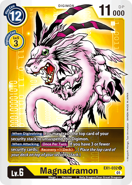 Magnadramon (EX1-032) Uncommon