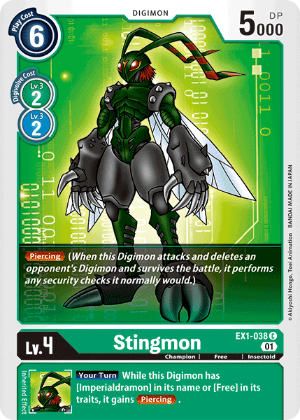 Stingmon (EX1-038) Common