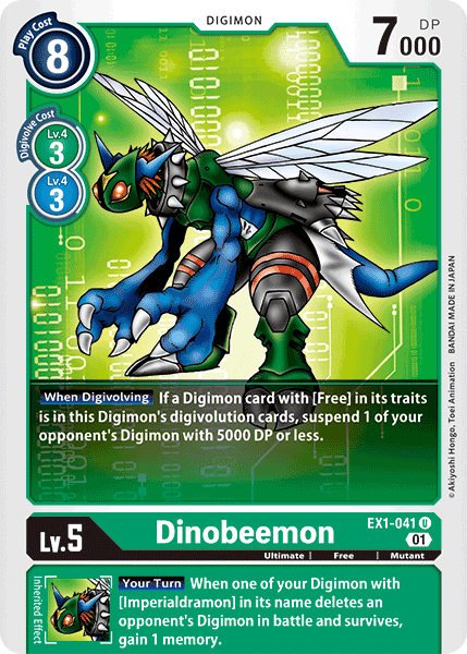 DinoBeemon (EX1-041) Uncommon