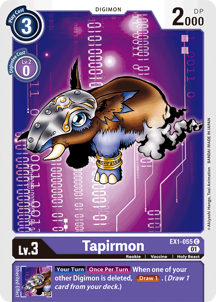 Tapirmon (EX1-055) Common