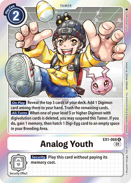Analog Youth (EX1-066) Rare