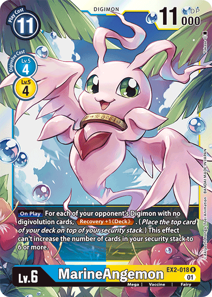 MarineAngemon (EX2-018) Rare