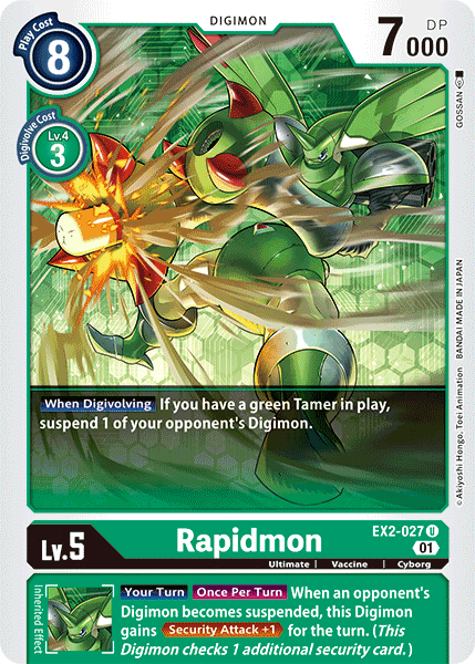 Rapidmon (EX2-027) Uncommon