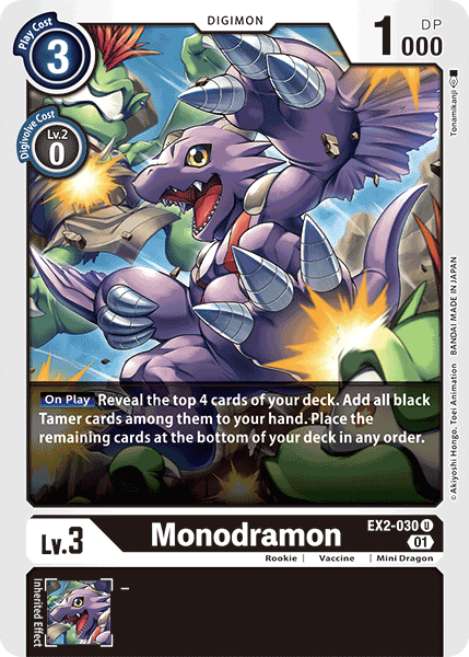 Monodramon (EX2-030) Uncommon