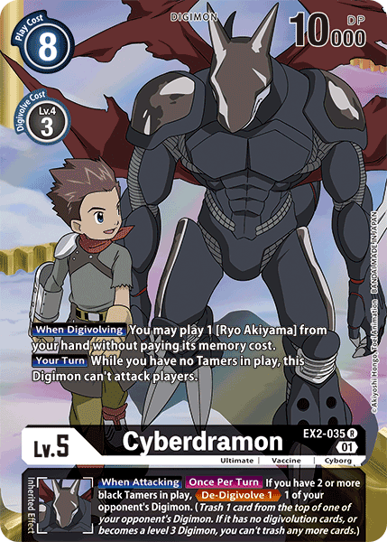 Cyberdramon (EX2-035) Alternative Art