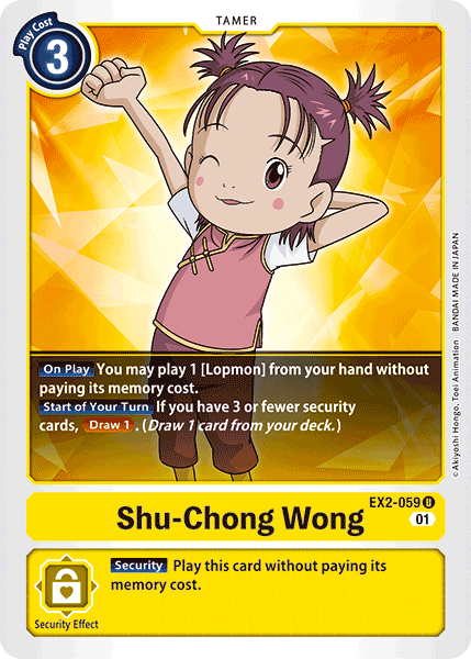 Shu-Chong Wong (EX2-059) Uncommon