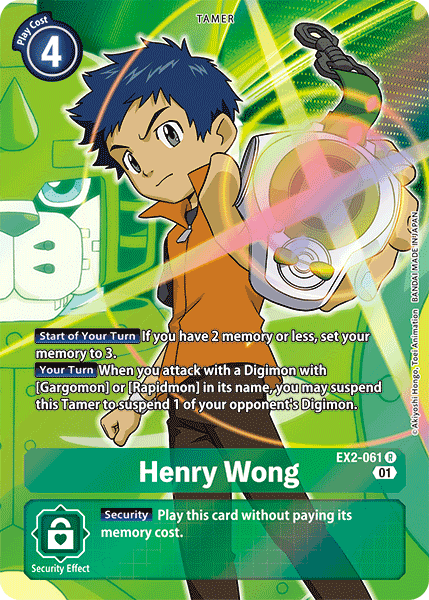 Henry Wong (EX2-061) Alternative Art